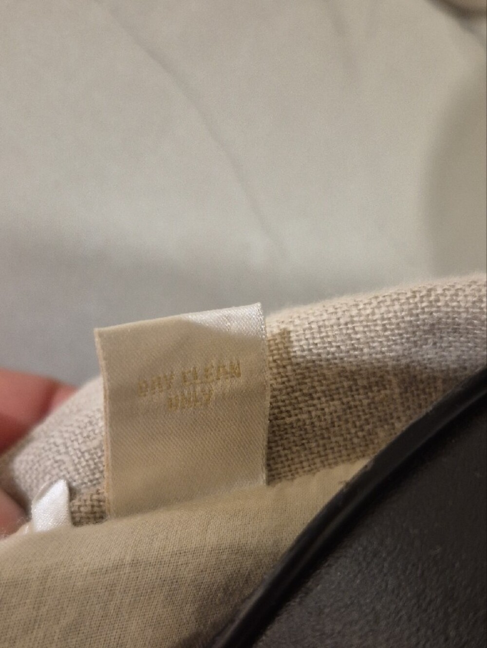 Beige Linen Ruffle-Trim Blazer Jacket - Picture 3 of 11